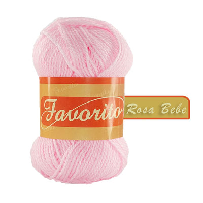 Favorito OMEGA DISTRIBUIDORES DE HILO, S.A. DE C.V. ROSA BEBE ESTAMBRE FAVORITO OMEGA 50GR COLORES A ELEGIR