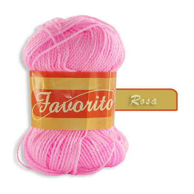 Favorito OMEGA DISTRIBUIDORES DE HILO, S.A. DE C.V. ROSA ESTAMBRE FAVORITO OMEGA 50GR COLORES A ELEGIR