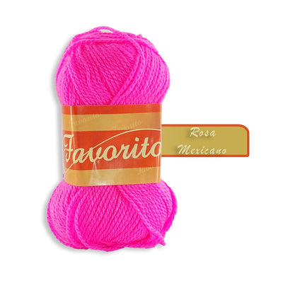 Favorito OMEGA DISTRIBUIDORES DE HILO, S.A. DE C.V. ROSA MEXICANO ESTAMBRE FAVORITO OMEGA 50GR COLORES A ELEGIR