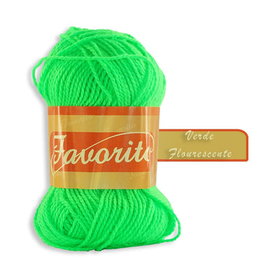 Favorito OMEGA DISTRIBUIDORES DE HILO, S.A. DE C.V. VERDE FLOURESCENTE ESTAMBRE FAVORITO OMEGA 50GR COLORES A ELEGIR