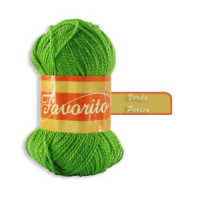 Favorito OMEGA DISTRIBUIDORES DE HILO, S.A. DE C.V. VERDE PERICO ESTAMBRE FAVORITO OMEGA 50GR COLORES A ELEGIR