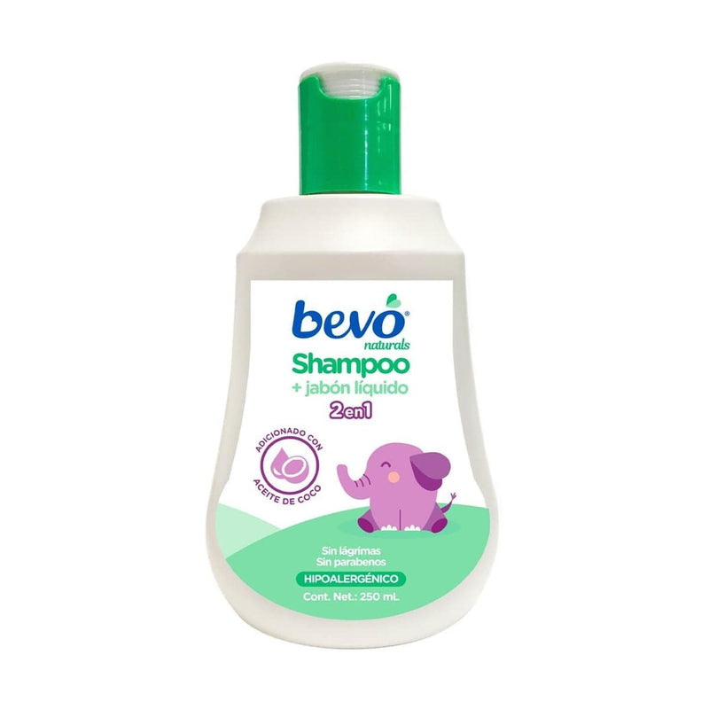 Jaloma LABORATORIOS JALOMA, S.A. DE C.V. SHAMPOO BEVO NATURALS PARA BEBE 250ML