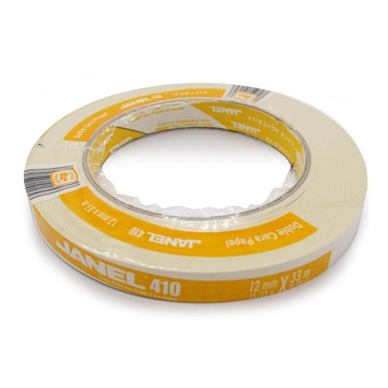 Janel JANEL, S.A. DE C.V. CINTA DOBLE CAPA 410 PAPEL 18X33 JANEL