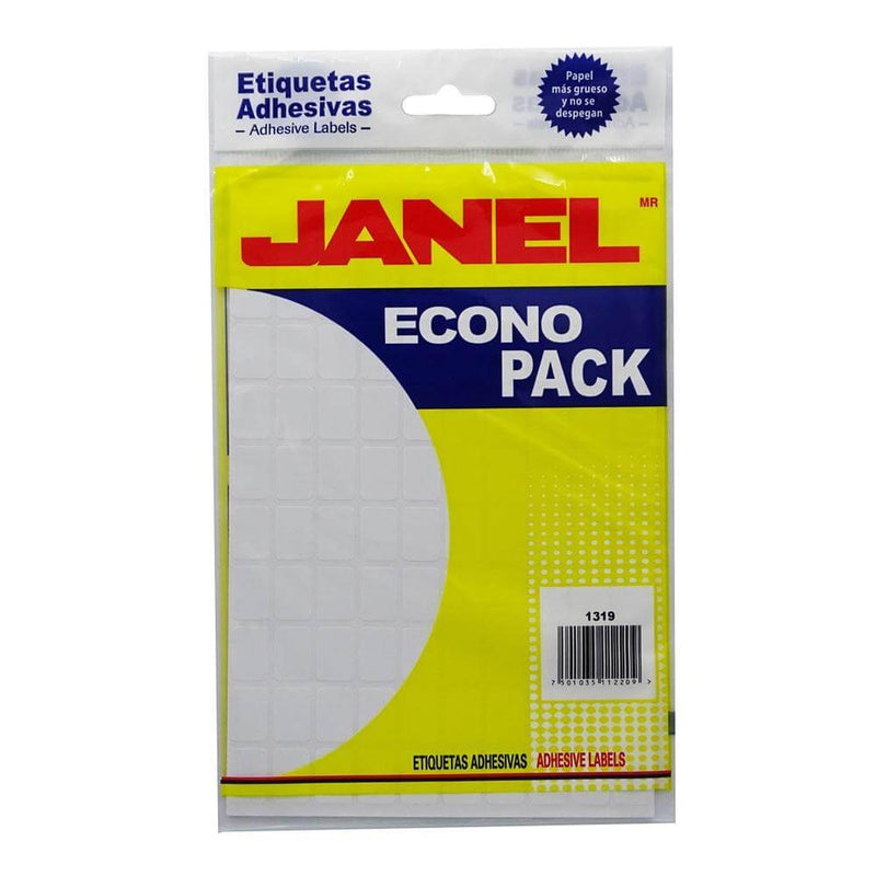 Janel JANEL, S.A. DE C.V. ETIQUETA JANEL ECONOPACK 13X19 BLANCA