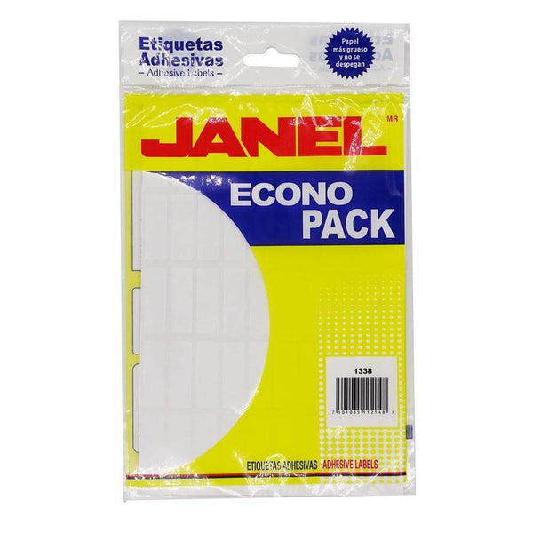 Janel JANEL, S.A. DE C.V. ETIQUETA JANEL ECONOPACK 13X38 BLANCA