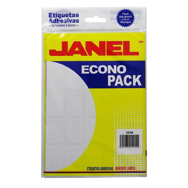 Janel JANEL, S.A. DE C.V. ETIQUETA JANEL ECONOPACK 25X38 BLANCA