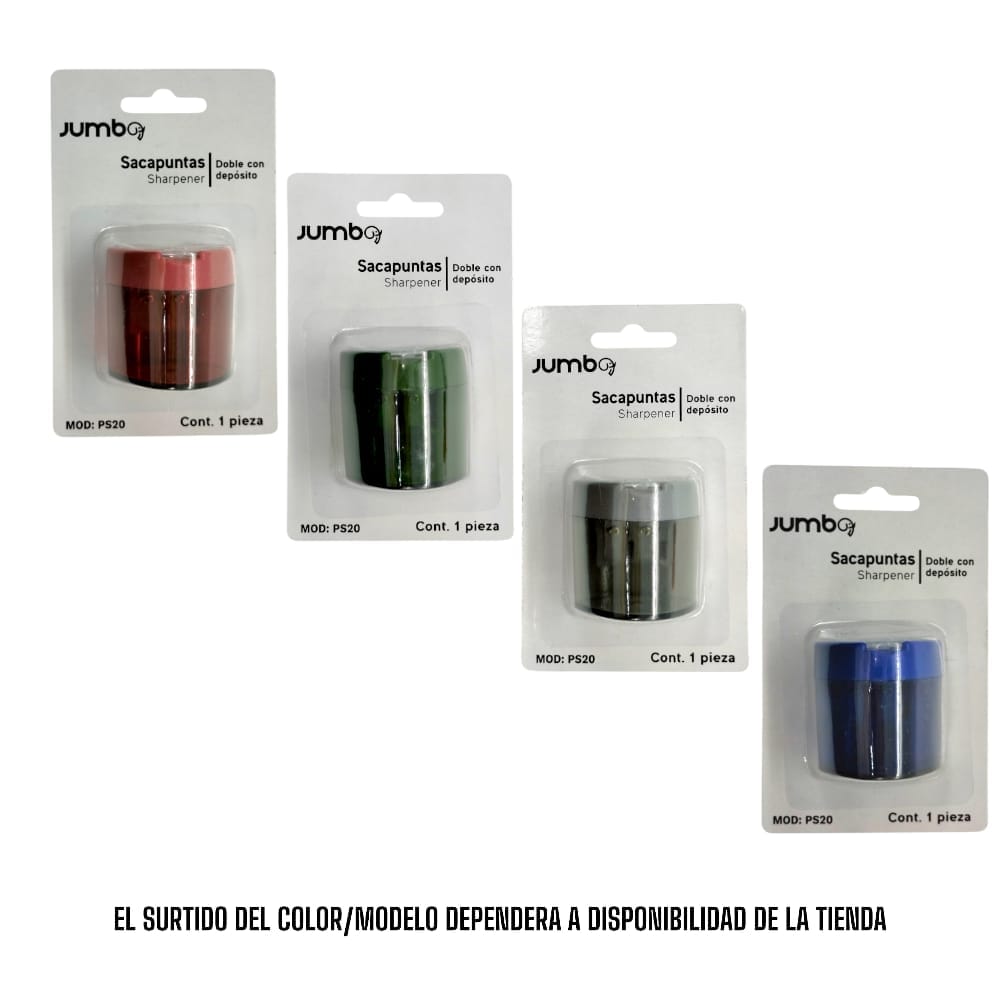 Jumbo JUMBO ESCOLAR, SA DE CV SACAPUNTAS JUMBO CON DEPOSITO TRIANGULAR C/1PZ