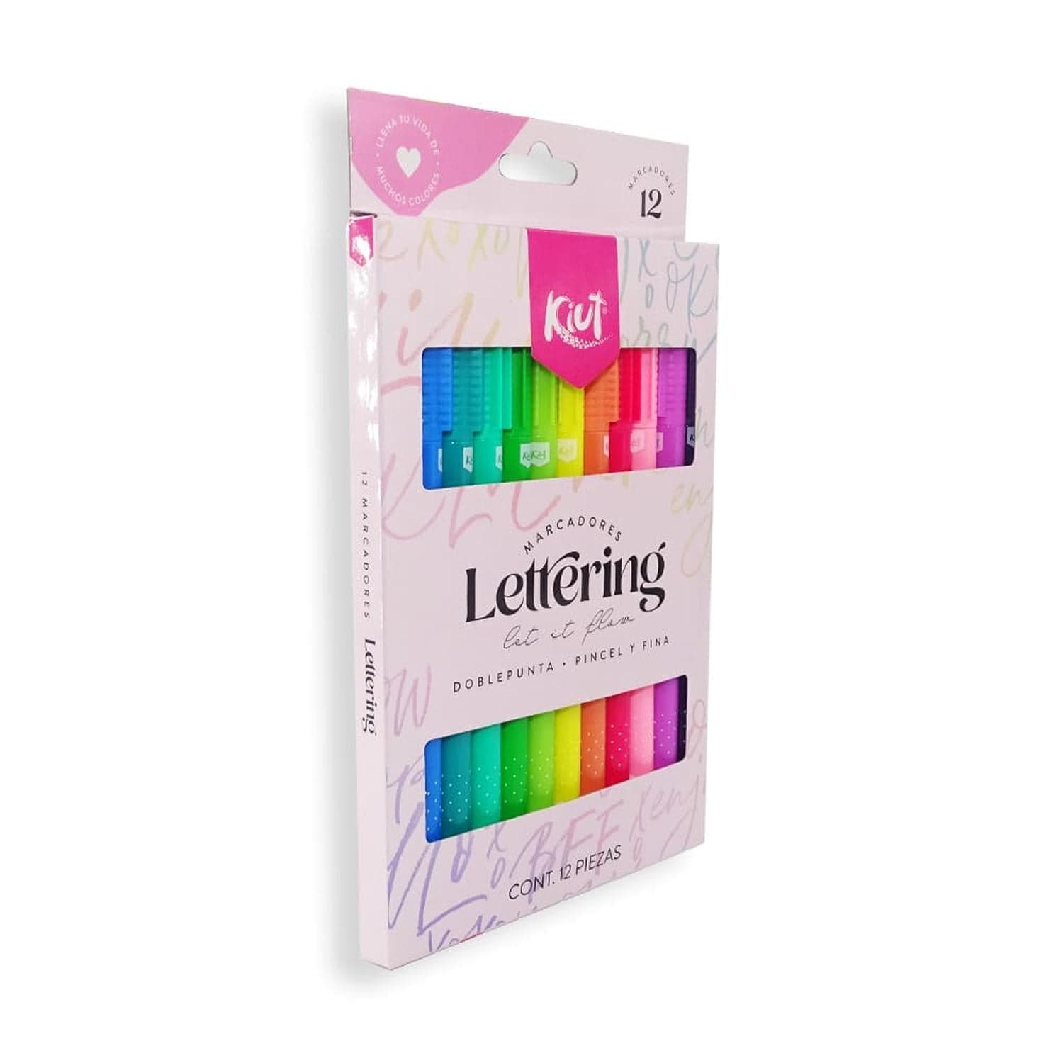 Kiut CARVAJAL EDUCACION, S.A. DE C.V. MARCADORES KIUT LETTERING C/12PZ