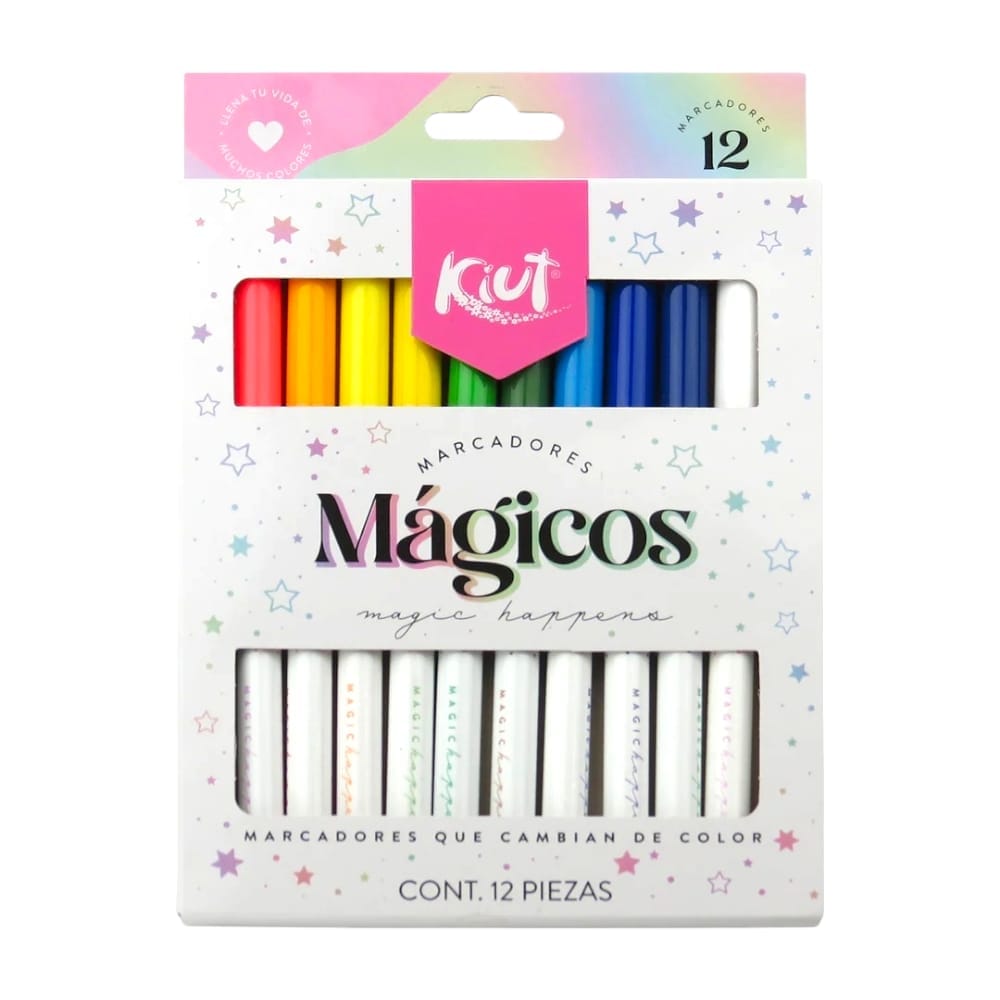 Kiut CARVAJAL EDUCACION, S.A. DE C.V. PLUMONES MAGICOS C/12PZ KIUT