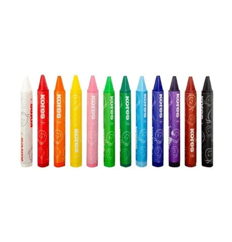 Kores INDUSTRIAS KORES DE MEXICO, S.A. DE C.V. CRAYONES JUMBO TRIANGULAR C/12PZ KORES