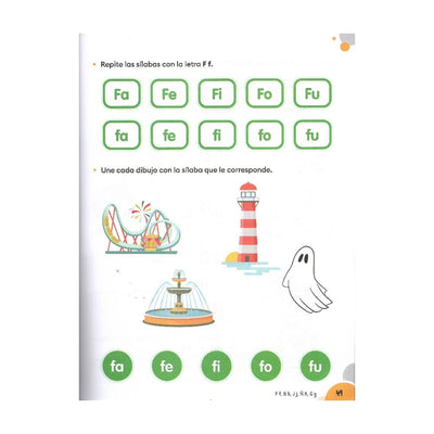 Larousse EDICIONES LAROUSSE, S.A. DE C.V. LIBRO ACTIVIDADES SILABARIO PREESCOLAR 3, PRIMARIA 1