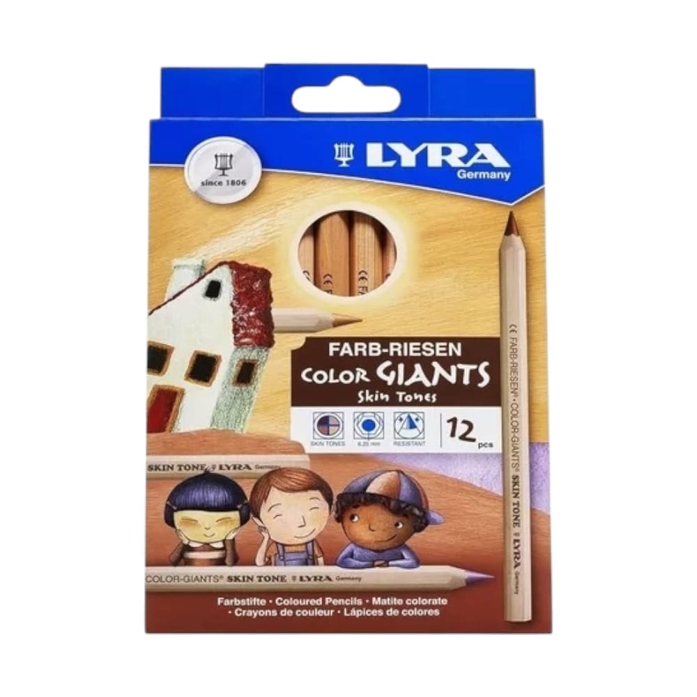 LYRA ARTE, DIXON COMERCIALIZADORA, SA DE CV LAPIZ COLOR LYRA TONOS DE PIEL CARTERA C/12PZ