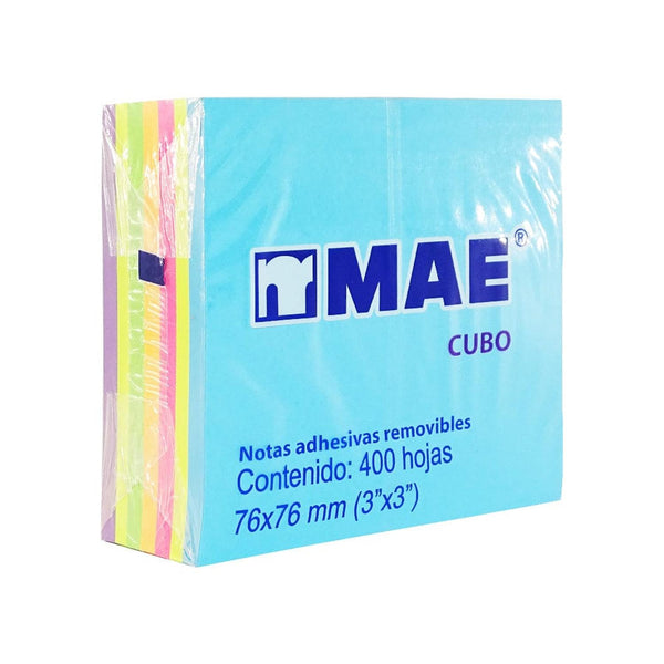 MAE SOLUCIONES DE DISTRIBUCION INTEGRAL, S.A. DE C.V. CUBO NEON 3"X3" CON 400H RAINBOW