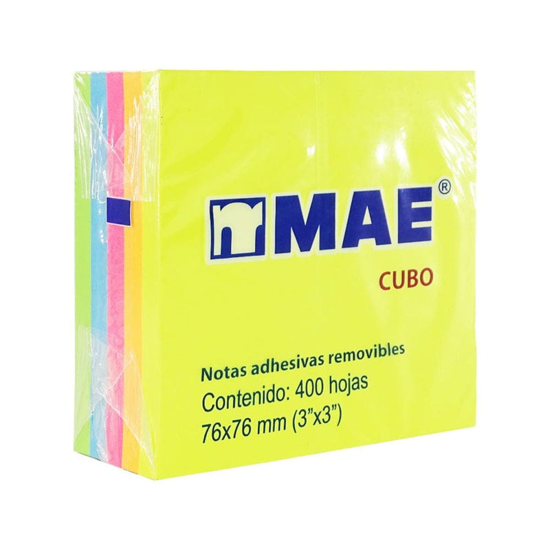 MAE SOLUCIONES DE DISTRIBUCION INTEGRAL, S.A. DE C.V. CUBO NEON DE 5 COL. C/400H 3X3 MAE