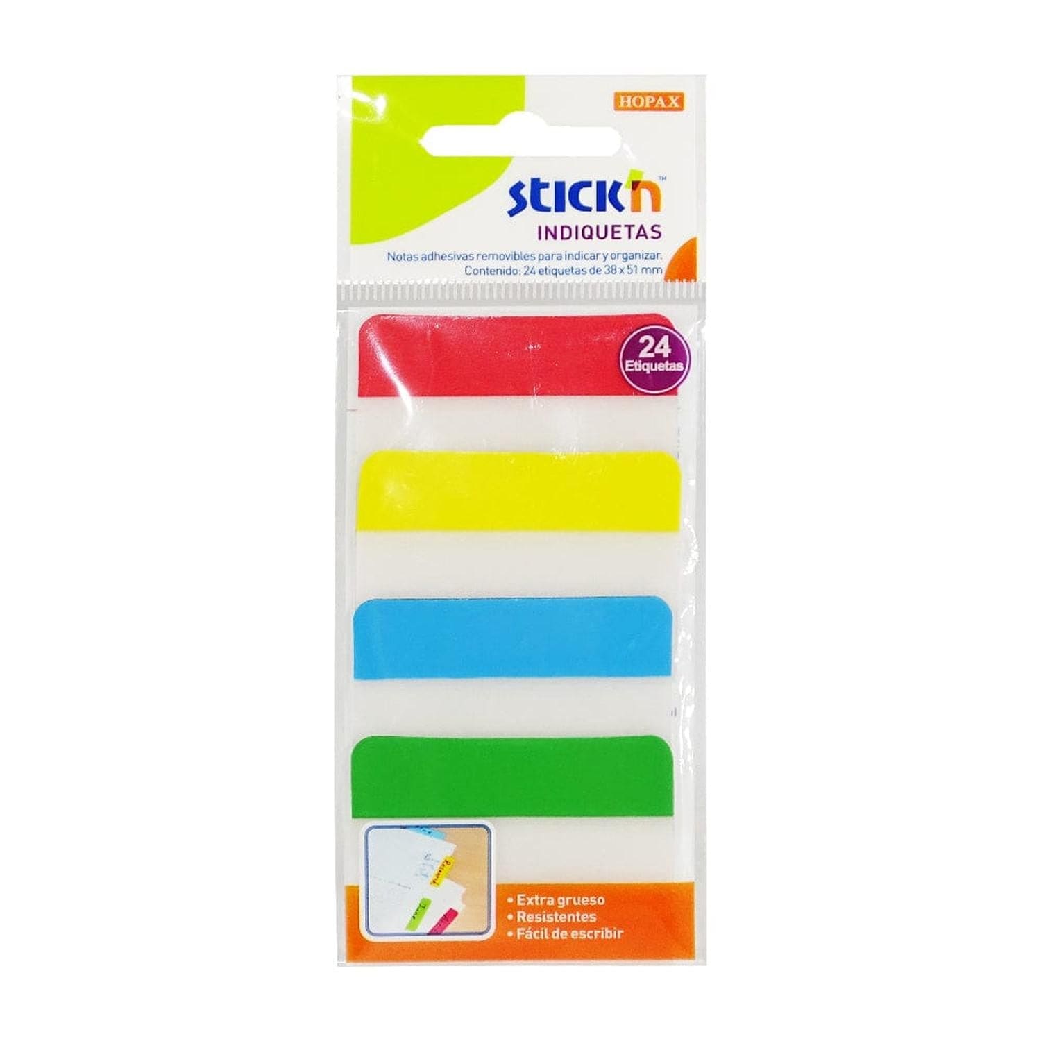 MAE SOLUCIONES DE DISTRIBUCION INTEGRAL, S.A. DE C.V. ETIQUETAS P/INDICAR Y ORGANIZAR DOC. 38X51MM