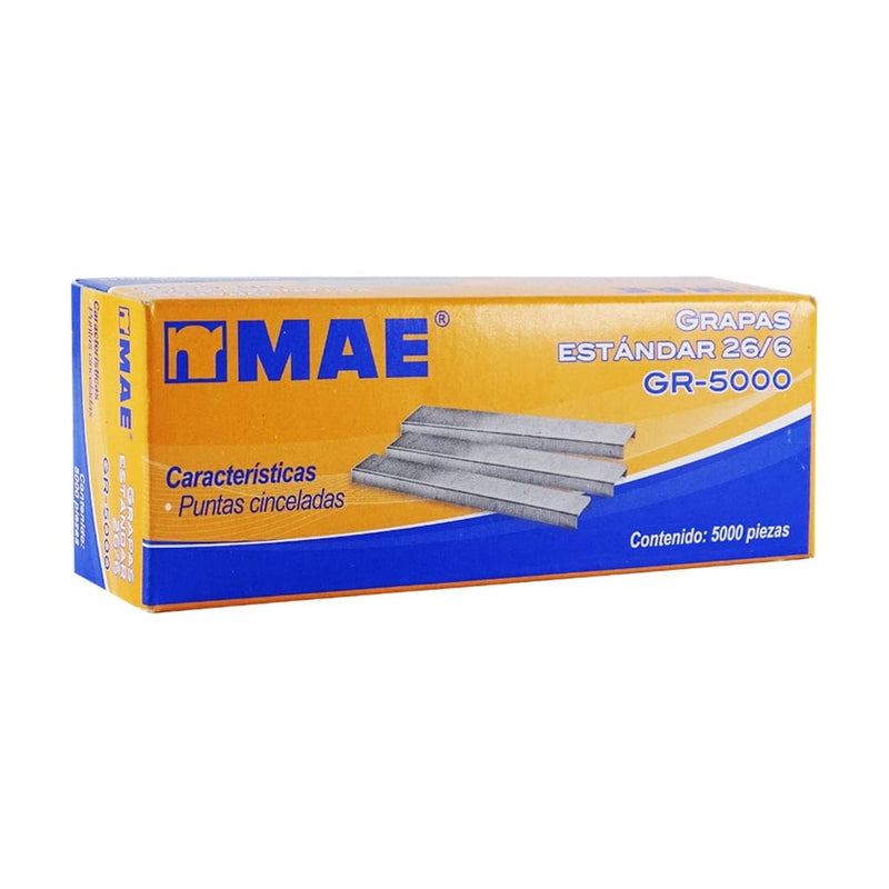 MAE SOLUCIONES DE DISTRIBUCION INTEGRAL, S.A. DE C.V. GRAPA ESTANDAR 26/6 C/5000PZ MAE