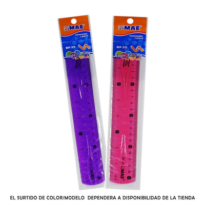 MAE SOLUCIONES DE DISTRIBUCION INTEGRAL, S.A. DE C.V. REGLA FLEXIBLE DE 20CM MAE