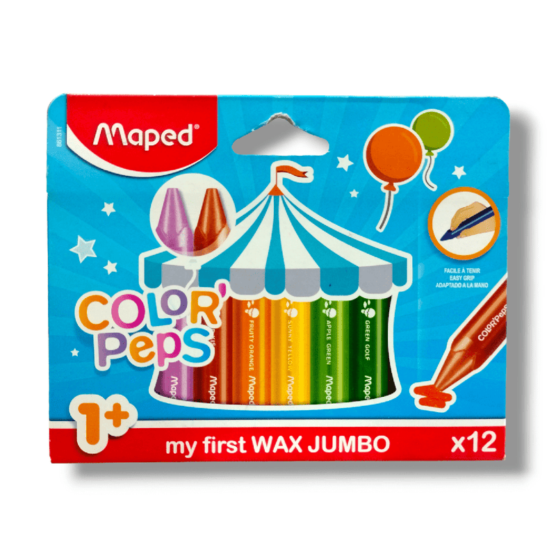 Maped MAPED MEXICO, S.A. DE C.V. CRAYONES COLOR PEPS CERA JUMBO C/12PZ