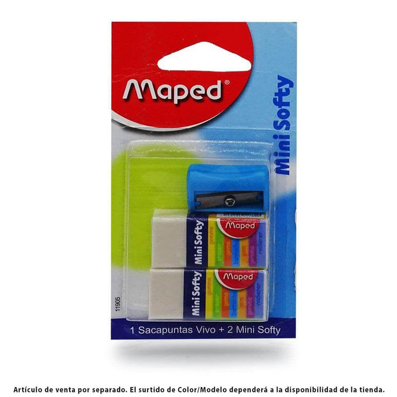 Maped MAPED MEXICO, S.A. DE C.V. GOMA MINI SOFTY+SACAPUNTAS