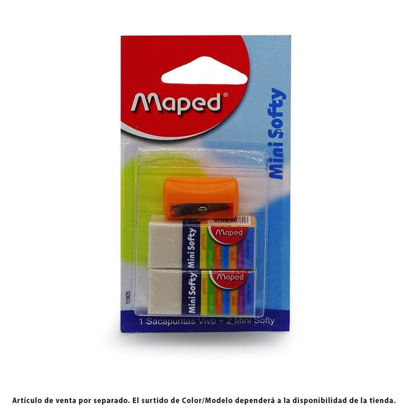 Maped MAPED MEXICO, S.A. DE C.V. GOMA MINI SOFTY+SACAPUNTAS