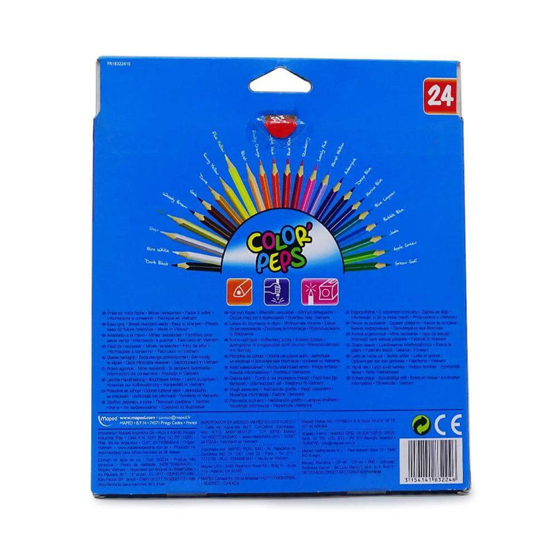 Maped MAPED MEXICO, S.A. DE C.V. LAPICES DE COLOR MAPED STAR C/24PZ