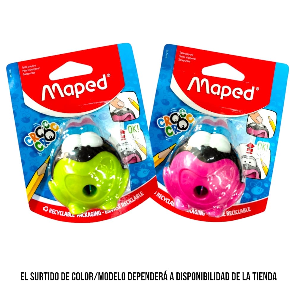 Maped MAPED MEXICO, S.A. DE C.V. SACAPUNTAS MAPED CROC CROC RANITA C/1PZ