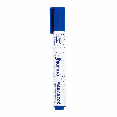MARCADOR PARA PIZARRON BLANCO NORMA C/1PZ AZUL