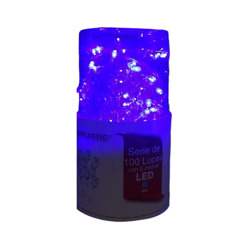 Naviplastic NAVIPLASTIC-NAVIDAD, S.A. DE C.V. SERIE DE LUCES 100L LED EN TUBO AZUL