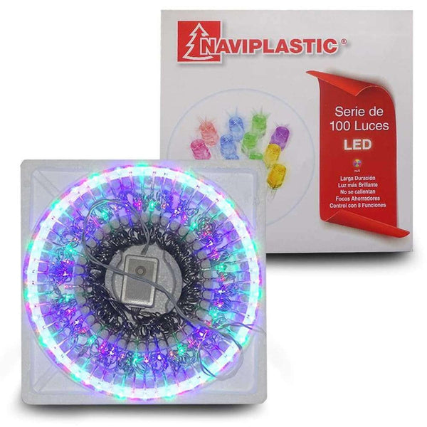 Naviplastic NAVIPLASTIC-NAVIDAD, S.A. DE C.V. SERIE DE LUCES 100L LED MAGICA MULTICOLOR