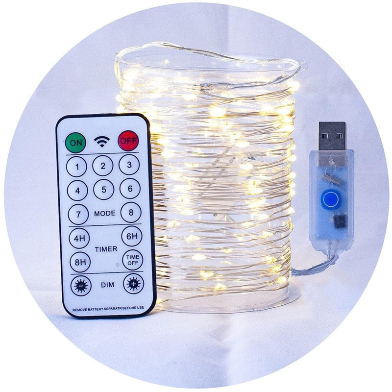 Naviplastic NAVIPLASTIC-NAVIDAD, S.A. DE C.V. SERIE DE LUCES 100L MICROLED CALIDO USB