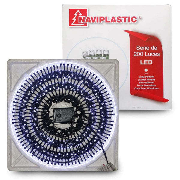 Naviplastic NAVIPLASTIC-NAVIDAD, S.A. DE C.V. SERIE DE LUCES 200L LED MAGICA BLANCO