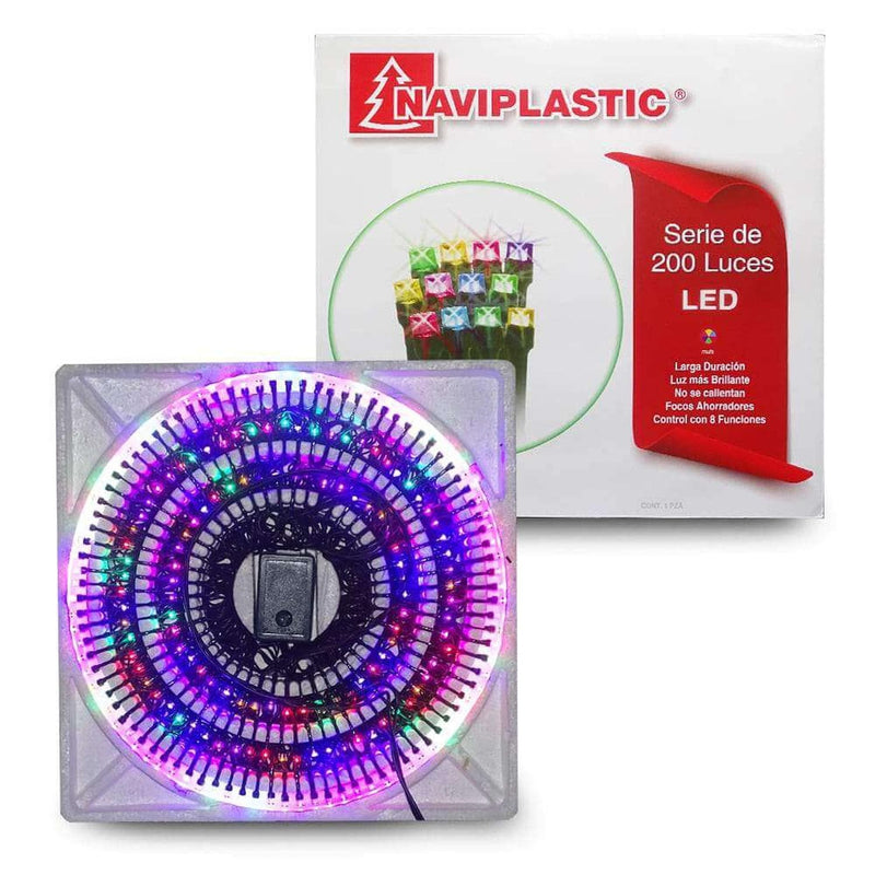 Naviplastic NAVIPLASTIC-NAVIDAD, S.A. DE C.V. SERIE DE LUCES 200L LED MAGICA MULTICOLOR