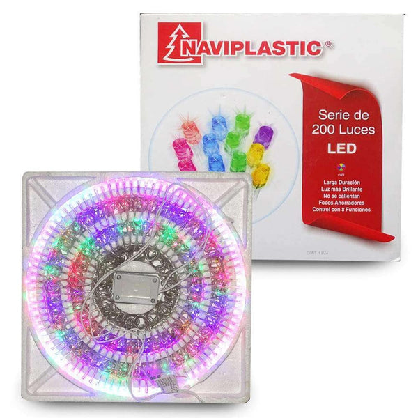 Naviplastic NAVIPLASTIC-NAVIDAD, S.A. DE C.V. SERIE DE LUCES 200L LED MULTICOLOR