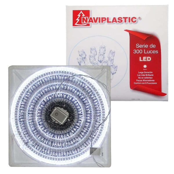 Naviplastic NAVIPLASTIC-NAVIDAD, S.A. DE C.V. SERIE DE LUCES 300L LED MAGICA BLANCA