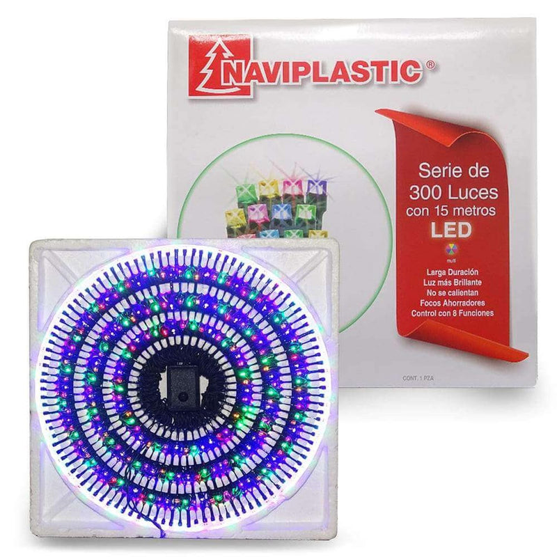 Naviplastic NAVIPLASTIC-NAVIDAD, S.A. DE C.V. SERIE DE LUCES 300L LED MAGICA MULTICOLOR