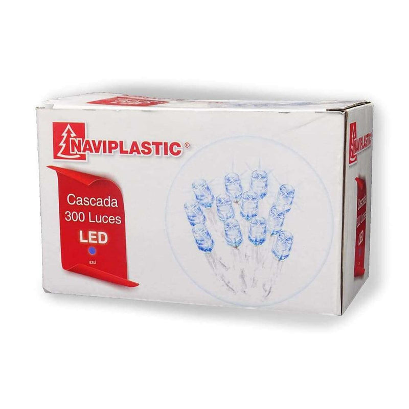 Naviplastic NAVIPLASTIC-NAVIDAD, S.A. DE C.V. SERIE DE LUCES CASCADA 300L LED AZUL