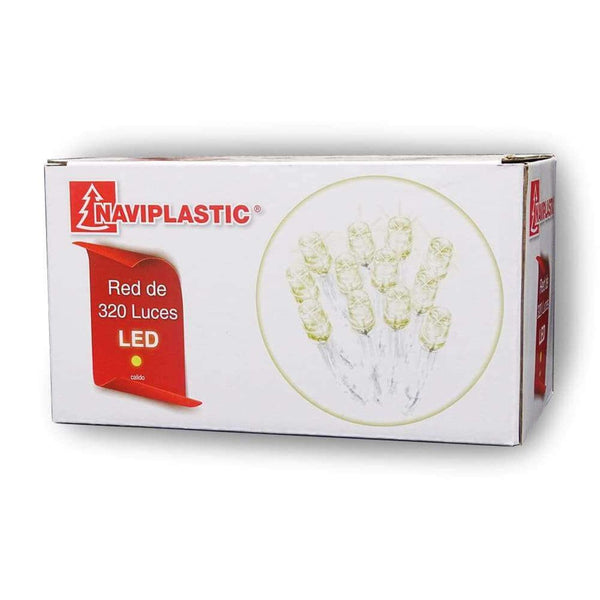 Naviplastic NAVIPLASTIC-NAVIDAD, S.A. DE C.V. SERIE DE LUCES EN RED 320L LED CALIDO