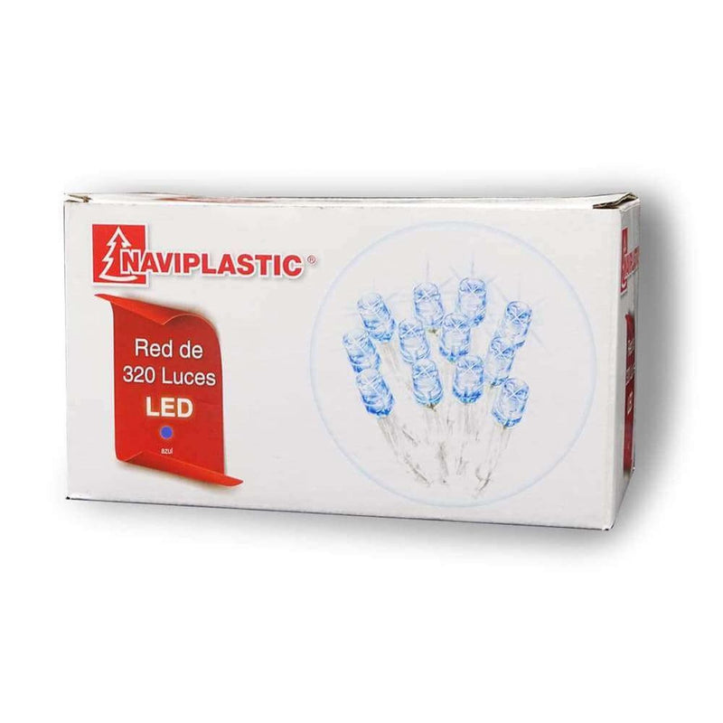 Naviplastic NAVIPLASTIC-NAVIDAD, S.A. DE C.V. SERIE DE LUCES EN RED 320L LED MAGICA AZUL