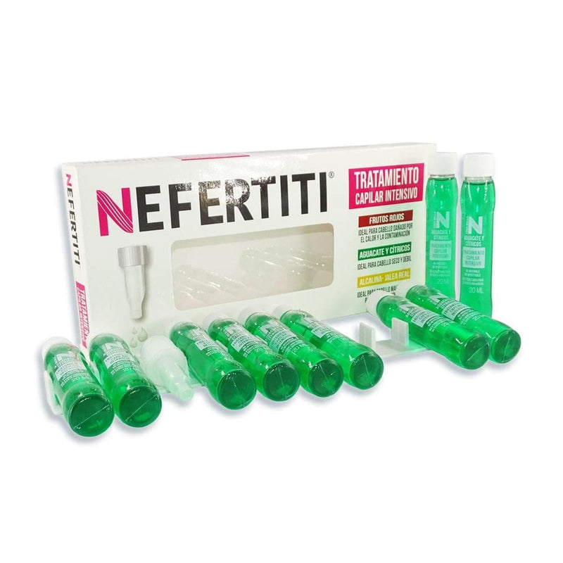 Nefertiti BEFIBA, S.A. DE C.V. AMPOLLETA 20ML C/10PZ AGUACATE Y CITRICO