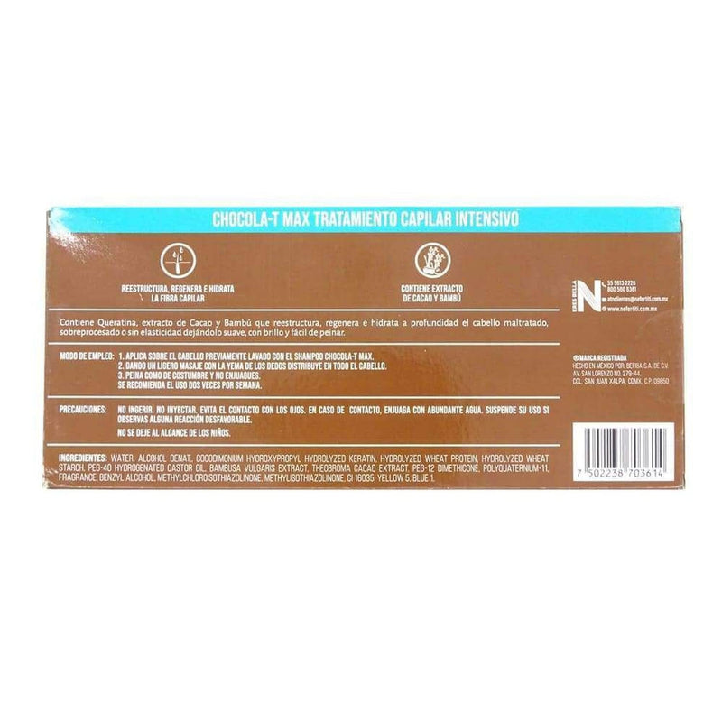 Nefertiti BEFIBA, S.A. DE C.V. AMPOLLETA 20ML C/10PZ CHOCOLA-T MAX