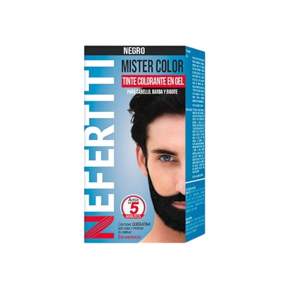 Nefertiti BEFIBA, S.A. DE C.V. KIT MISTER COLOR TONO NEGRO 30ML