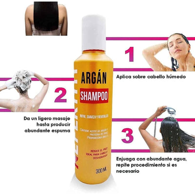 Nefertiti BEFIBA, S.A. DE C.V. SHAMPOO NEFERTITI 300ML ARGAN