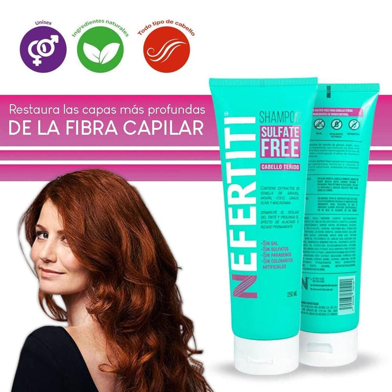 Nefertiti BEFIBA, S.A. DE C.V. SHAMPOO SULFATE FREE NEFERTITI 250ML CABELLO ESTRESADO