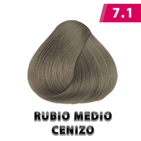 Nefertiti BEFIBA, S.A. DE C.V. TINTE NEFERTITI 90G 7.1 RUBIO MEDIANO CENIZO