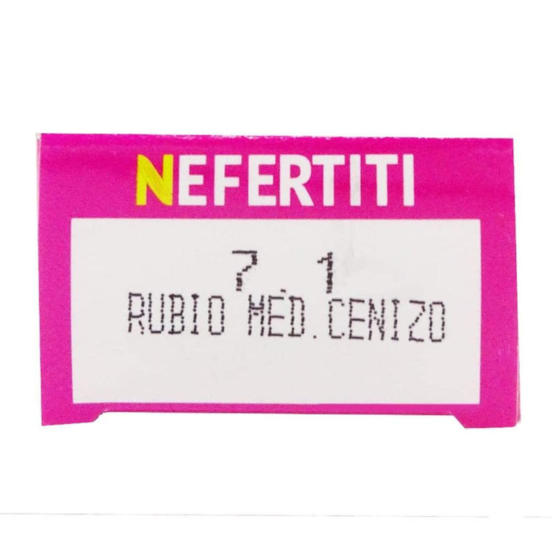 Nefertiti BEFIBA, S.A. DE C.V. TINTE NEFERTITI 90G 7.1 RUBIO MEDIANO CENIZO