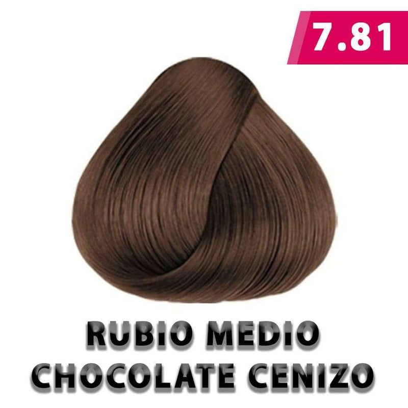 Nefertiti BEFIBA, S.A. DE C.V. TINTE NEFERTITI 90G 7.71/7.81 RUBIO MEDIANO CHOCOLATE CENIZO