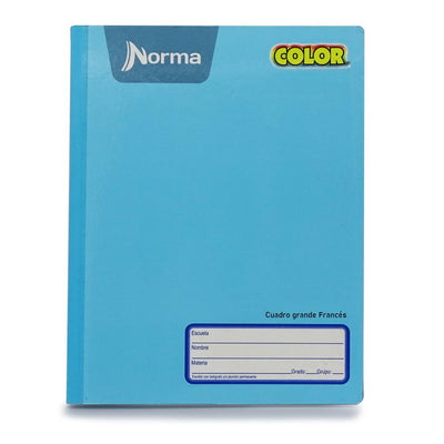 Norma CARVAJAL EDUCACION, S.A. DE C.V. AZUL CIELO CUADERNO COSIDO FRANCES 360 C7 NORMA.