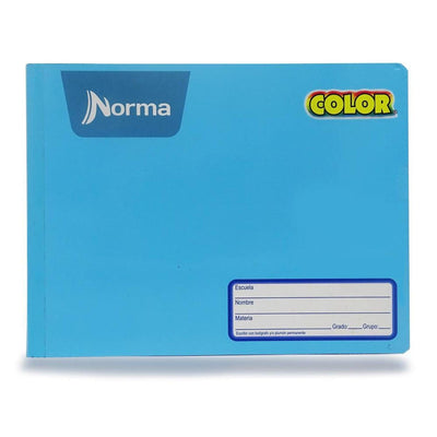 Norma CARVAJAL EDUCACION, S.A. DE C.V. AZUL CIELO CUADERNO COSIDO ITALIANO 360 BLANCO NORMA.