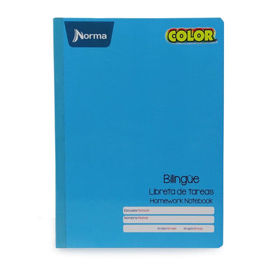 Norma CARVAJAL EDUCACION, S.A. DE C.V. AZUL CIELO CUADERNO LIBRETA DE TAREAS NORMA.