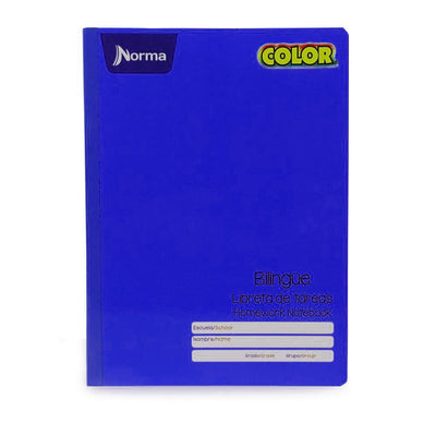 Norma CARVAJAL EDUCACION, S.A. DE C.V. AZUL FUERTE CUADERNO LIBRETA DE TAREAS NORMA.